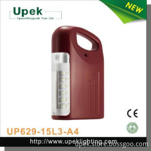 good sales LED hand held emergency light battery good quality and sta